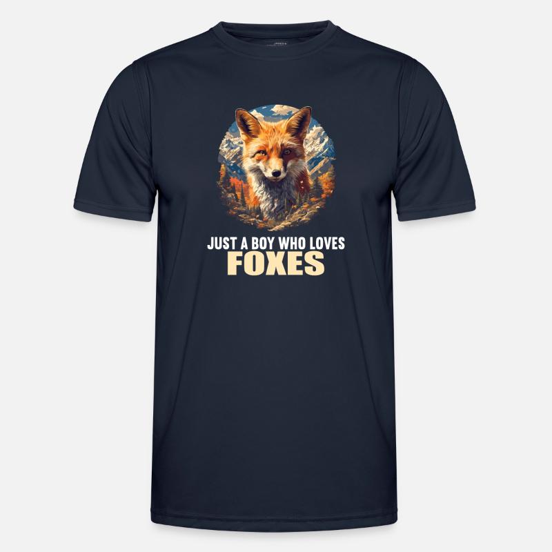Foxes Fox - Men's Functional T-Shirt - navy