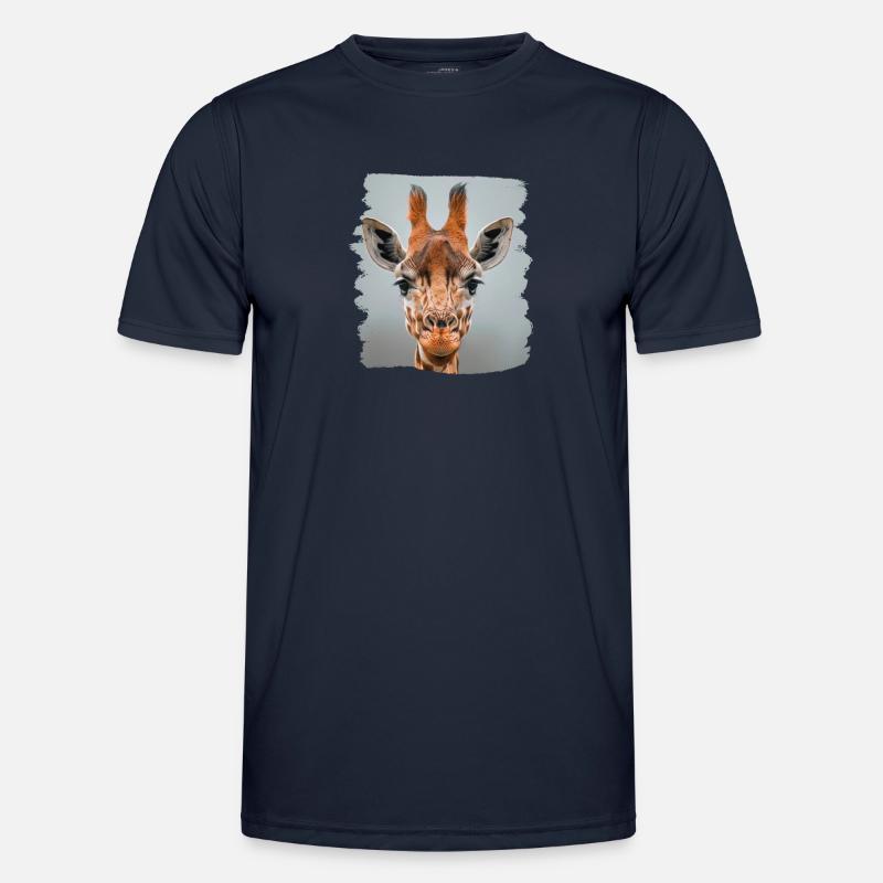 Giraffes Giraffe - Men's Functional T-Shirt - navy