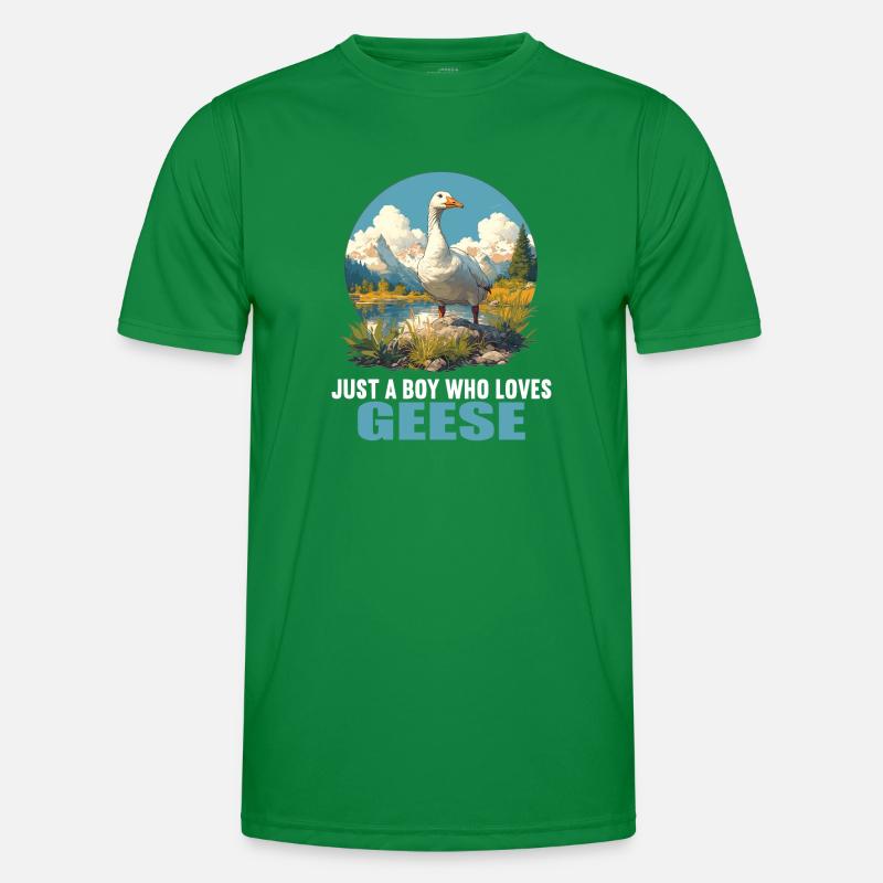 Gänse Gans Männer Funktions-T-Shirt