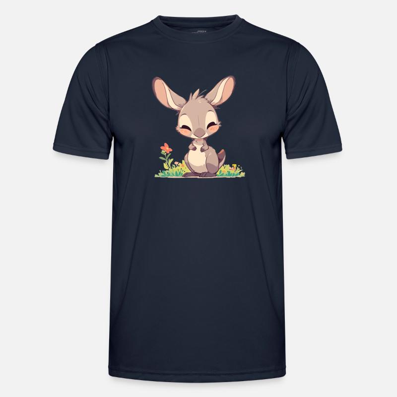 Kangaroos Kangaroo - Men's Functional T-Shirt - navy