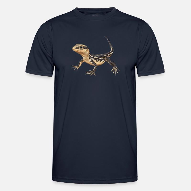Eidechsen Eidechse - Männer Funktions-T-Shirt - Navy