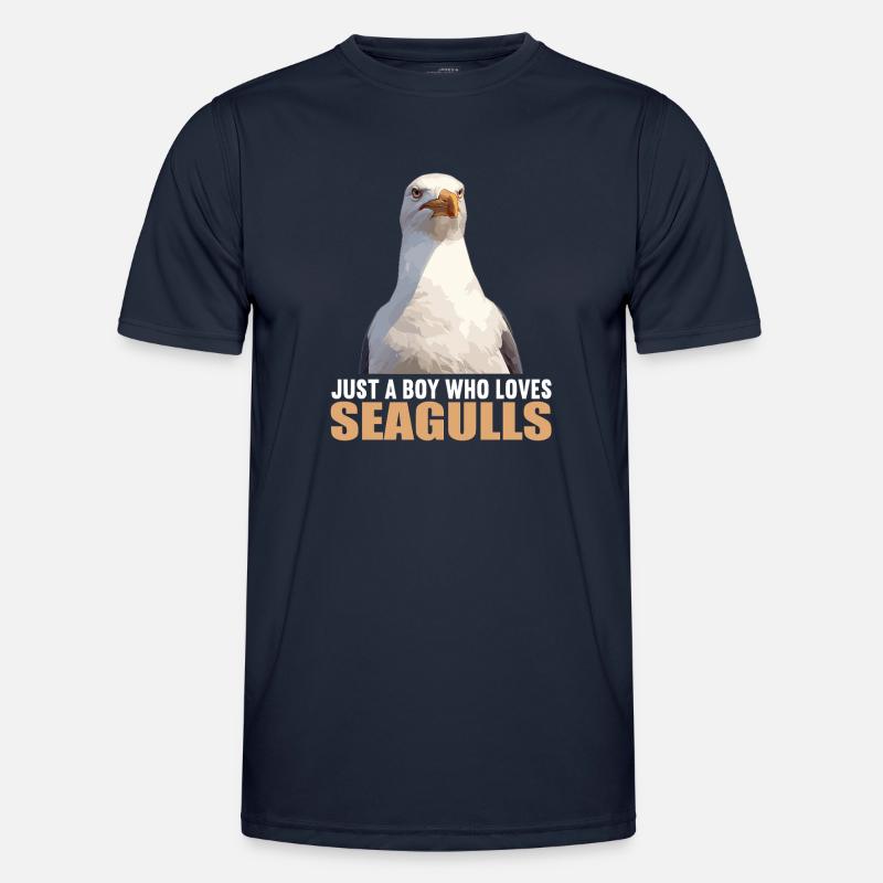 Möwen Möwe - Männer Funktions-T-Shirt - Navy