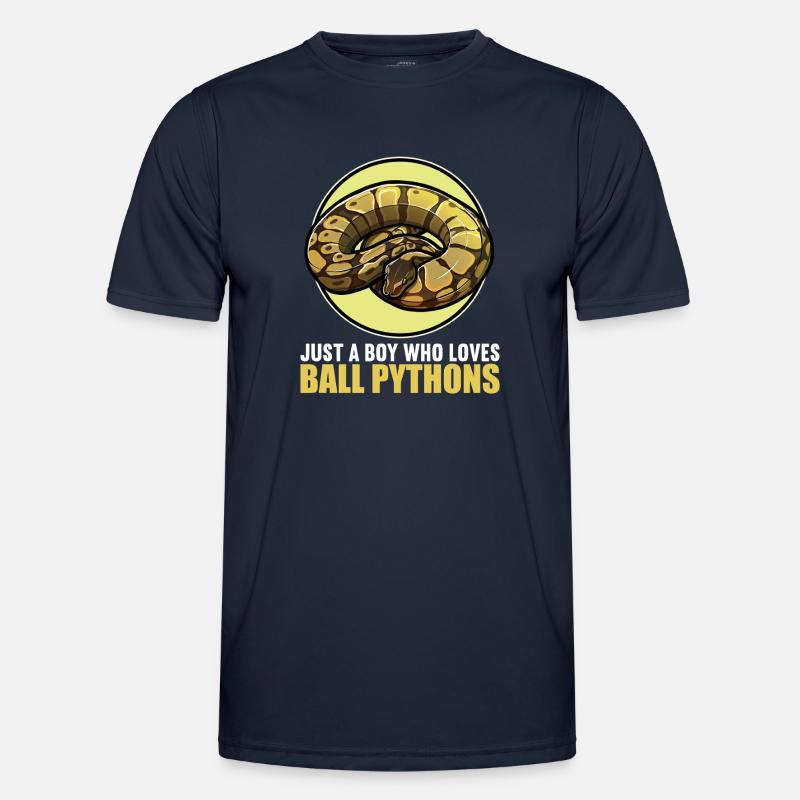 Ball Python Königspythons Königspython - Männer Funktions-T-Shirt - Navy