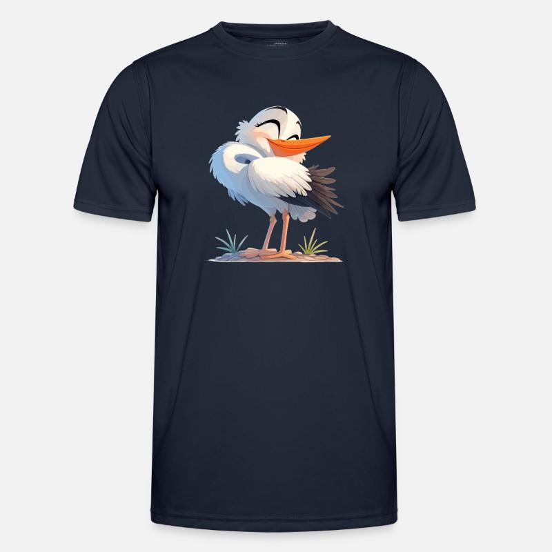 Storks Stork - Men's Functional T-Shirt - navy