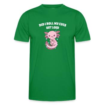 Have I got my eyes out of loud sarcastic snob - Men's Functional T-Shirt - kelly green - Front - AI Model Male 178 dark (178cm)