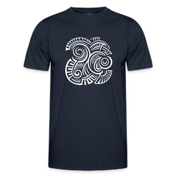 Unveiling of the Maori Tattoo Championship - Men's Functional T-Shirt - navy - Front - AI Model Male 178 dark (178cm)