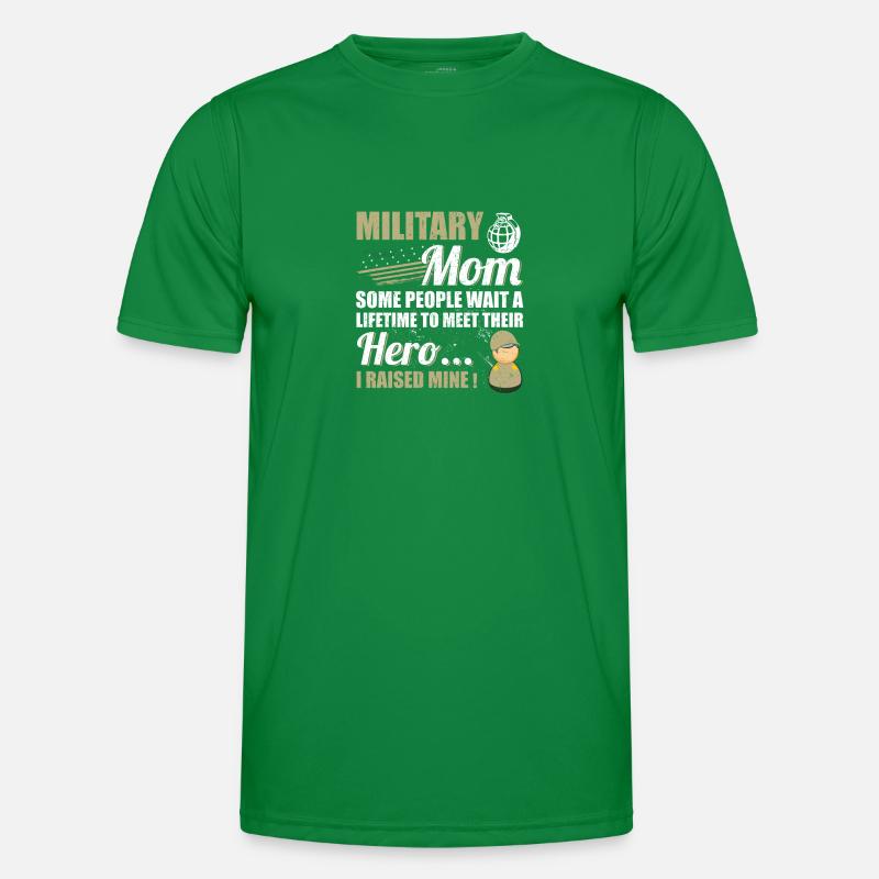 Militärmutter hat meinen Helden großgezogen, stolze Mutter von bewaffnet Männer Funktions-T-Shirt