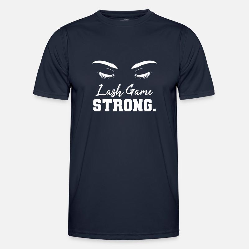 Frauen peitschen Lash -Techniker - Männer Funktions-T-Shirt - Navy