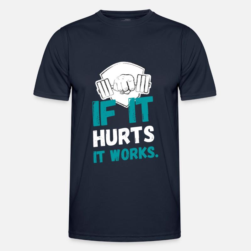 Workout Gym Training Saying Men's Functional T-Shirt