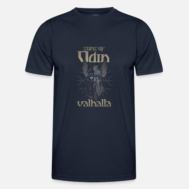 Fils d'Odin, Valhalla, Walhalla, Vikings T-shirt sport Homme