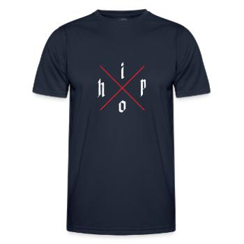 Hip Hop - Men's Functional T-Shirt - navy - Front - AI Model Male 178 dark (178cm)