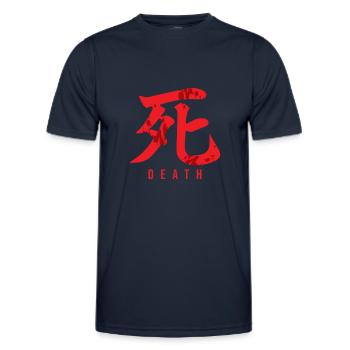 Japanisch Tot - Männer Funktions-T-Shirt - Navy - Vorne - AI Model Male 178 dark (178cm)