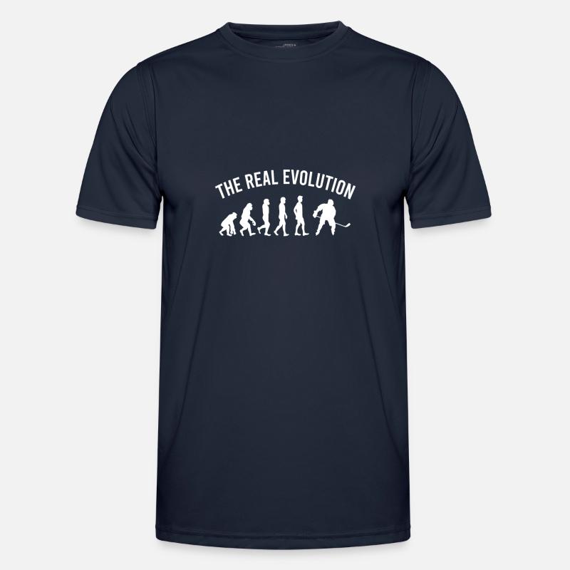Eishockey Evolution - Männer Funktions-T-Shirt - Navy