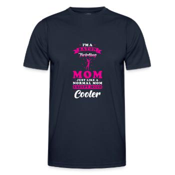 Twirling Mom Sport Twirl - Men's Functional T-Shirt - navy - Front - AI Model Male 178 dark (178cm)