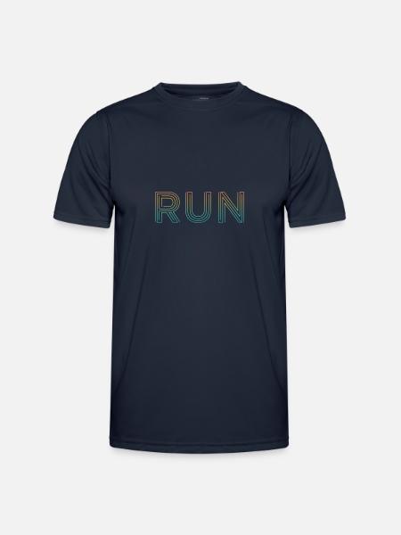 Für Läufer: RUN - Männer Funktions-T-Shirt - Navy