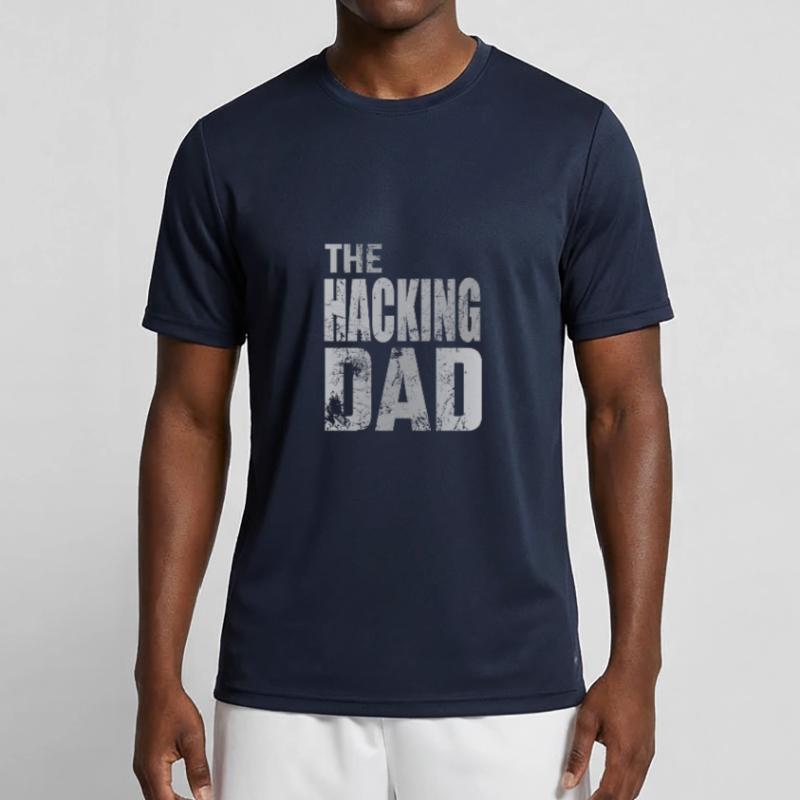 The Hacking Dad Hacker Vater Papa Code Computer Männer Funktions-T-Shirt