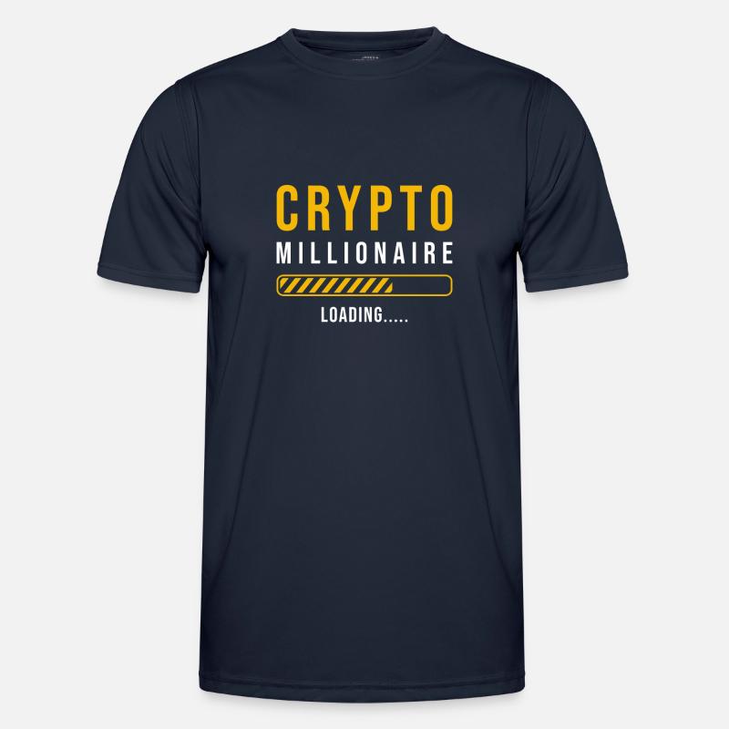 Crypto millionnaire loading T-shirt sport Homme
