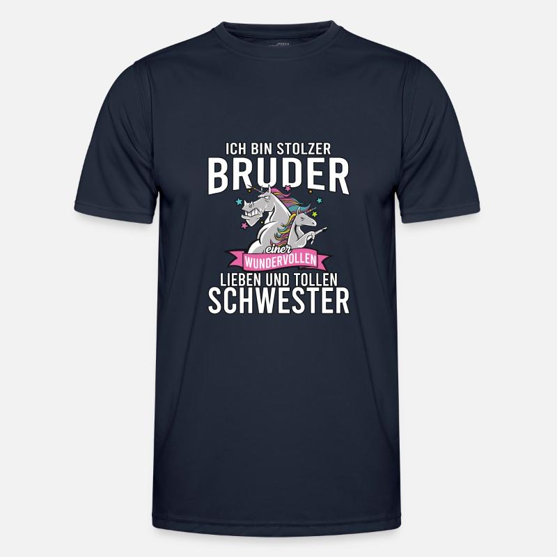 Ich bin stolzer Bruder einer wundervollen Männer Funktions-T-Shirt