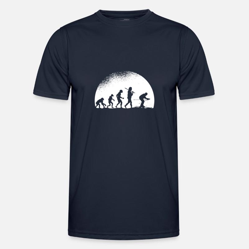 Evolution Ski - Men's Functional T-Shirt - navy