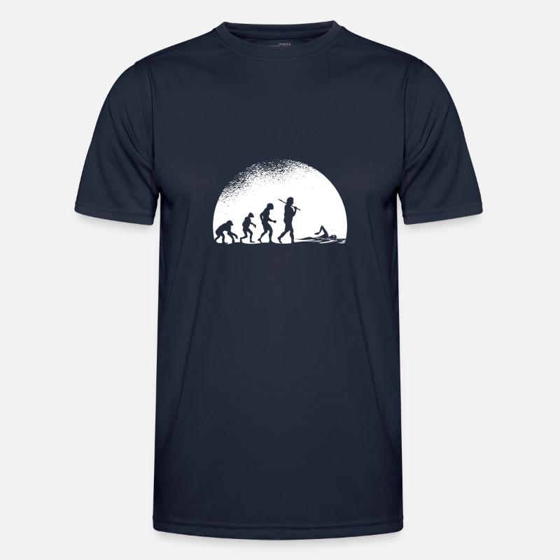Evolution Swimming - Men's Functional T-Shirt - navy