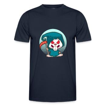 Evil Rabbit Evil Hasi Funny Rabbit Gift - Men's Functional T-Shirt - navy - Front - AI Model Male 178 dark (178cm)