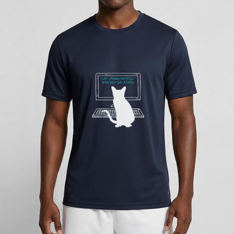 Katzenbesitzer Programmierer Coder Informatiker Männer Funktions-T-Shirt