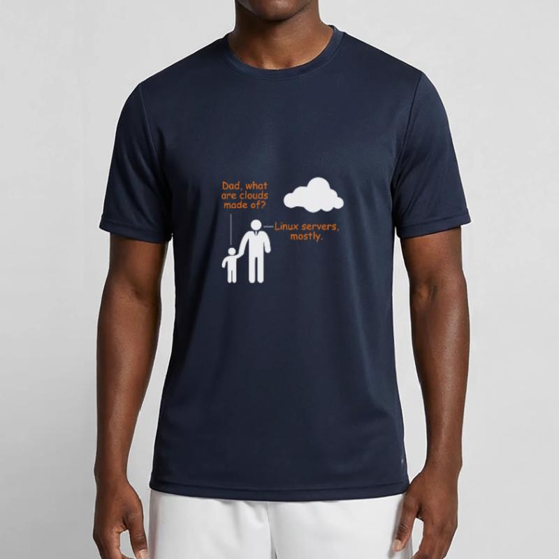Linux Server Witz Informatiker Humor Software Männer Funktions-T-Shirt