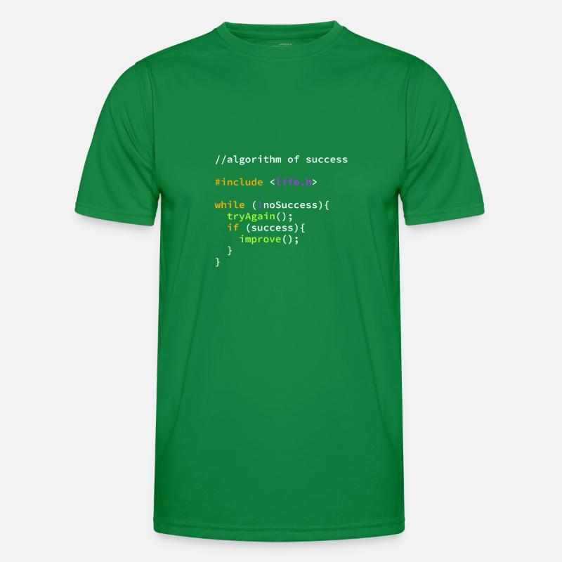 Erfolg erfolgreicher Programmierer Algorithmus Männer Funktions-T-Shirt