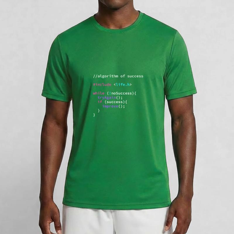 Algorithmus Erfolg Programmierer Programmcode Männer Funktions-T-Shirt