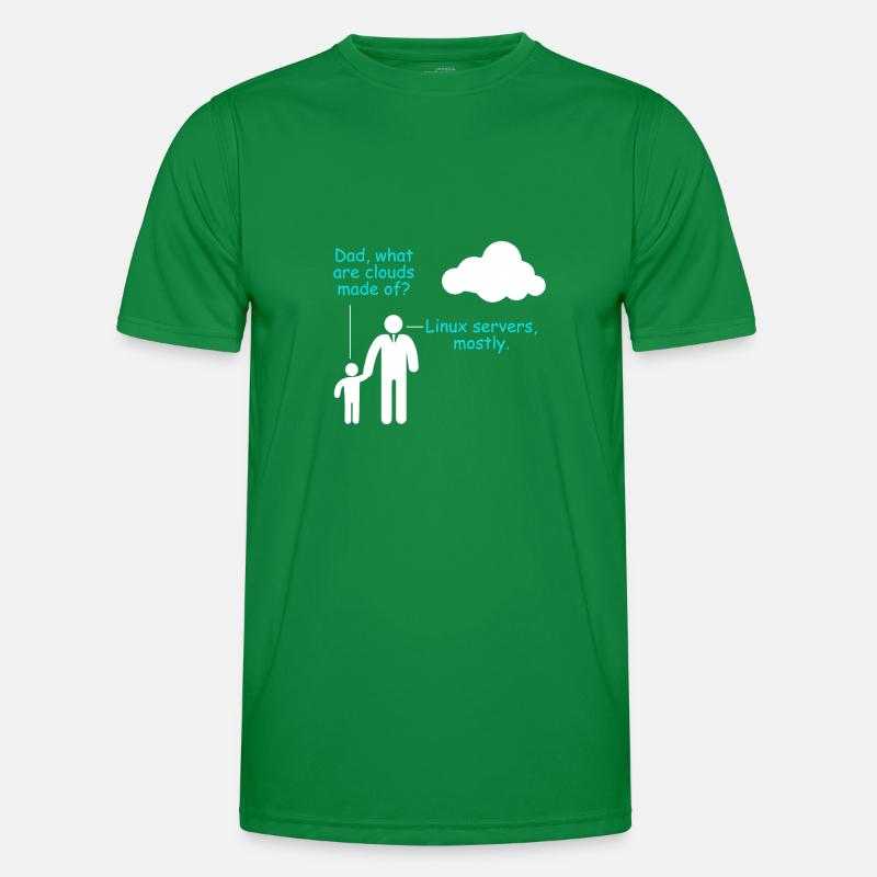 Coder Software Entwickler Witz Cloud Linux Server Männer Funktions-T-Shirt