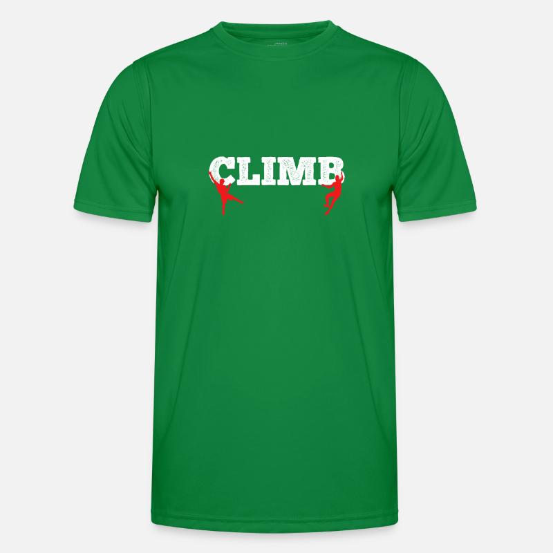 Escalade rocheuse Boulder Escalade libre T-shirt sport Homme