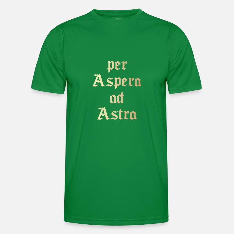 Per aspera ad astra Männer Funktions-T-Shirt