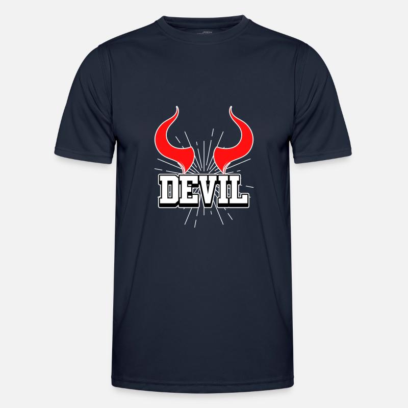 Party Devil Teufel Teufelchen - Men's Functional T-Shirt - navy