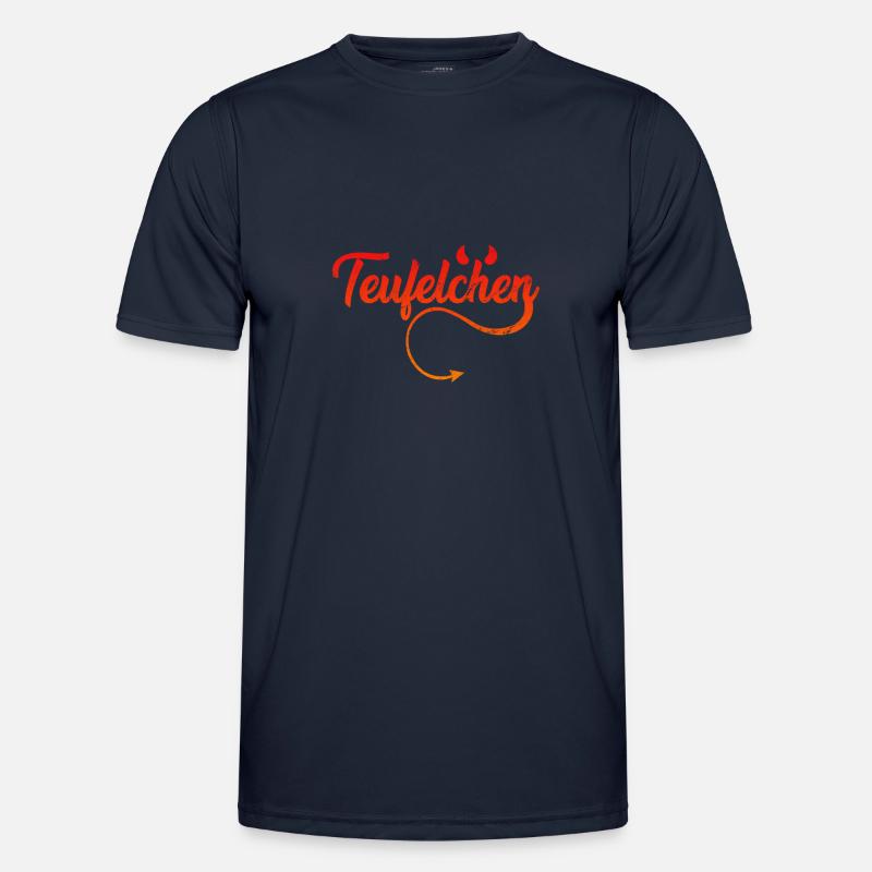 Teufel oder Engel Teufelchen Männer Funktions-T-Shirt