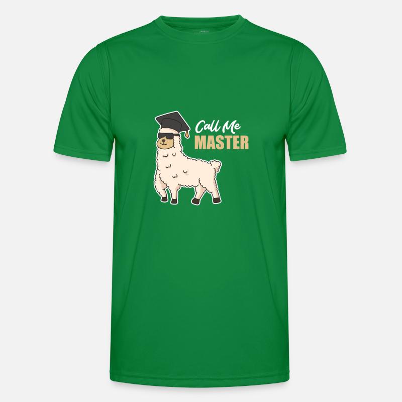 Alpaka Master Abschluss Master Männer Funktions-T-Shirt
