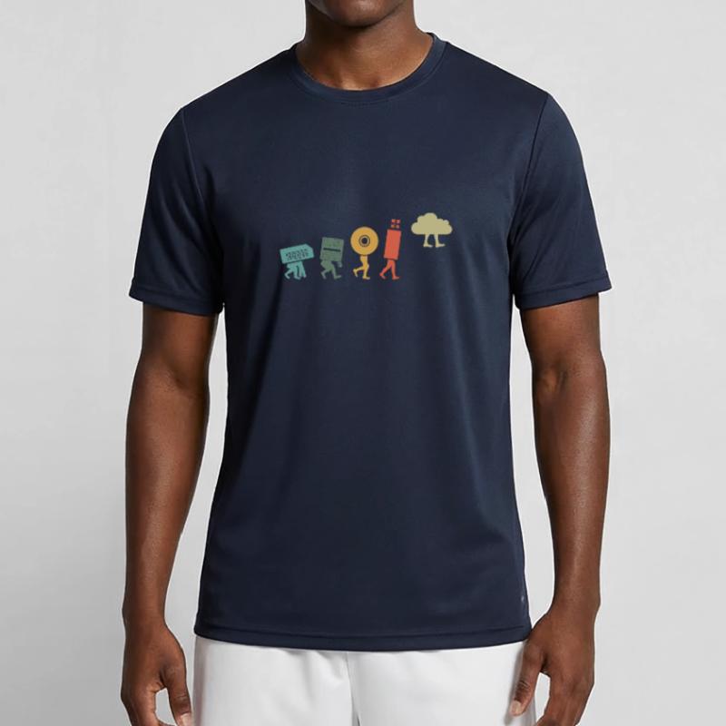 Cloud Computing, Programmer Nerd Men's Functional T-Shirt