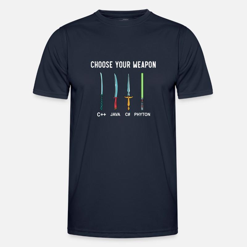 PHYTON PROGRAMMER Programming Encoder Encoding - Men's Functional T-Shirt - navy