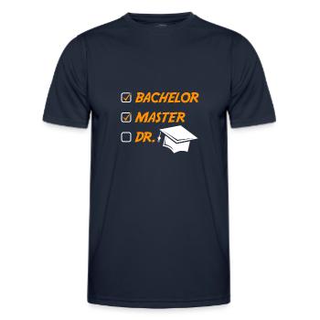 Master 2022 Master Hut Master Abschluss - Männer Funktions-T-Shirt - Navy - Vorne - AI Model Male 178 dark (178cm)