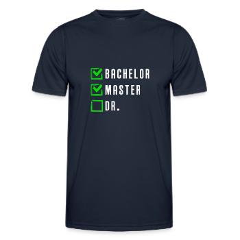 Master Abschluss Master 2022 - Männer Funktions-T-Shirt - Navy - Vorne - AI Model Male 178 dark (178cm)