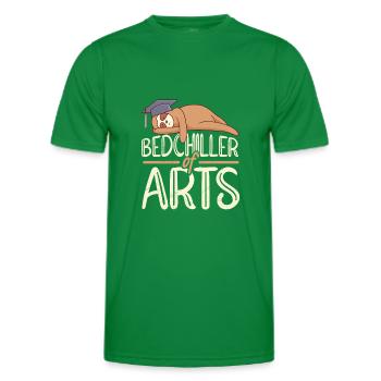Bedchiller of Arts Bachelorabschluss Bachelor - Männer Funktions-T-Shirt - Kelly Green - Vorne - AI Model Male 178 dark (178cm)