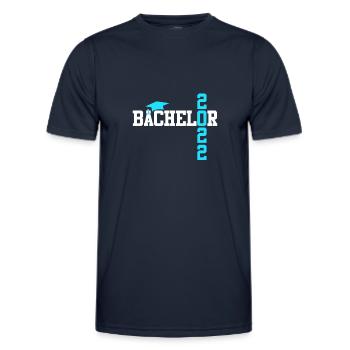 Baccalauréat 2022 - T-shirt sport Homme - bleu marine - Devant - AI Model Male 178 dark (178cm)