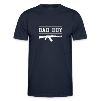 Mauvais garçon - T-shirt sport Homme - bleu marine - Devant - AI Model Male 178 dark (178cm)