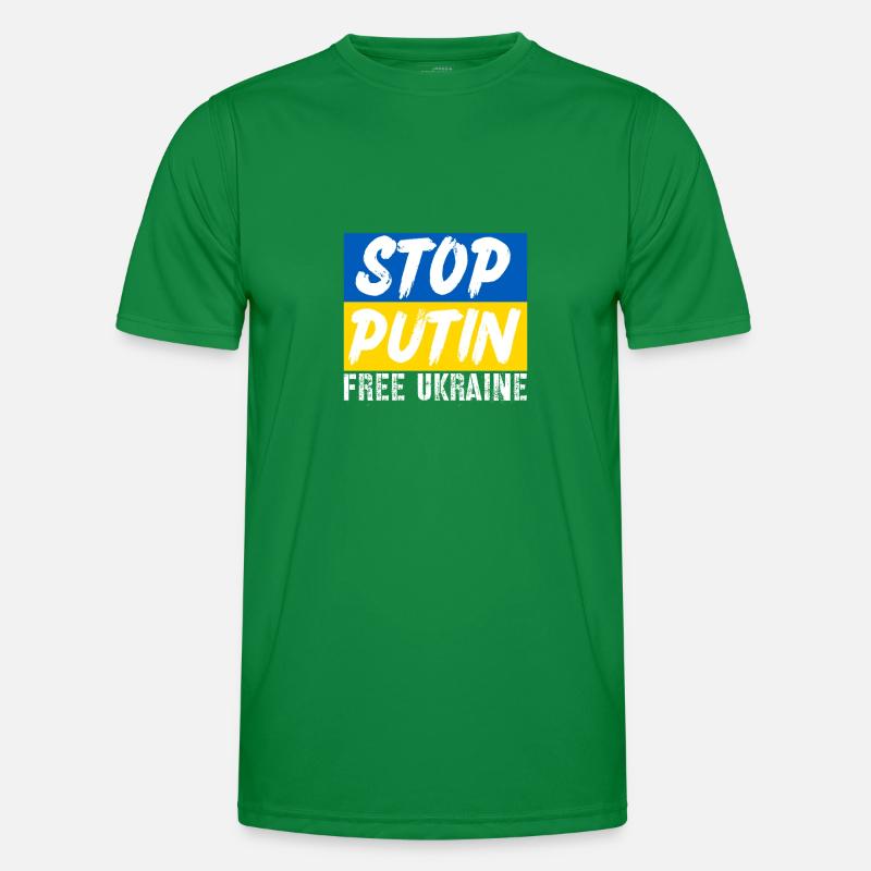 Arrêtez Poutine T-shirt sport Homme