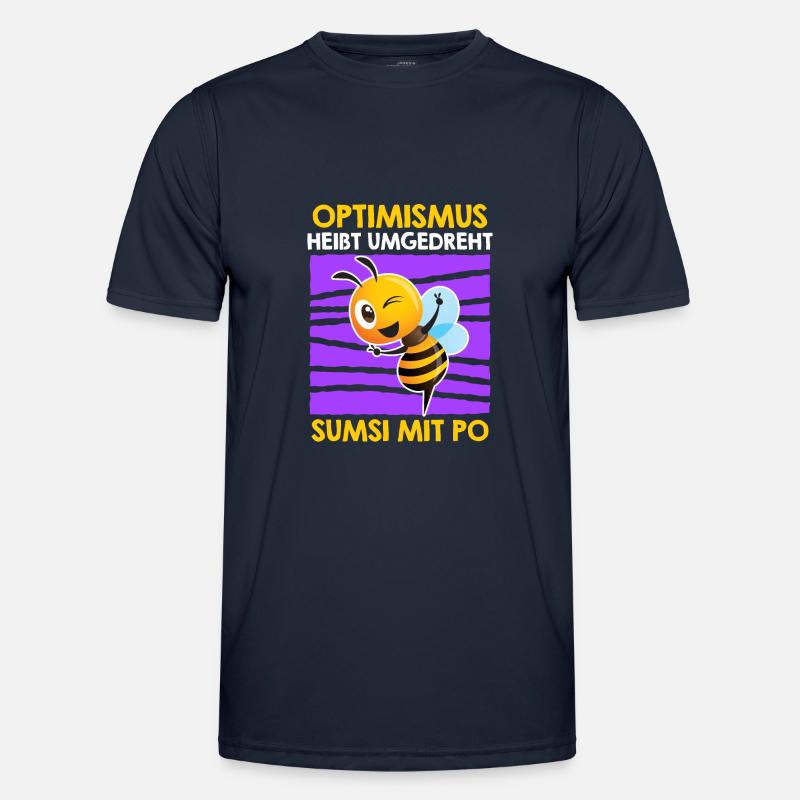 Optimism reversed means Sumsi with buttocks Men's Functional T-Shirt