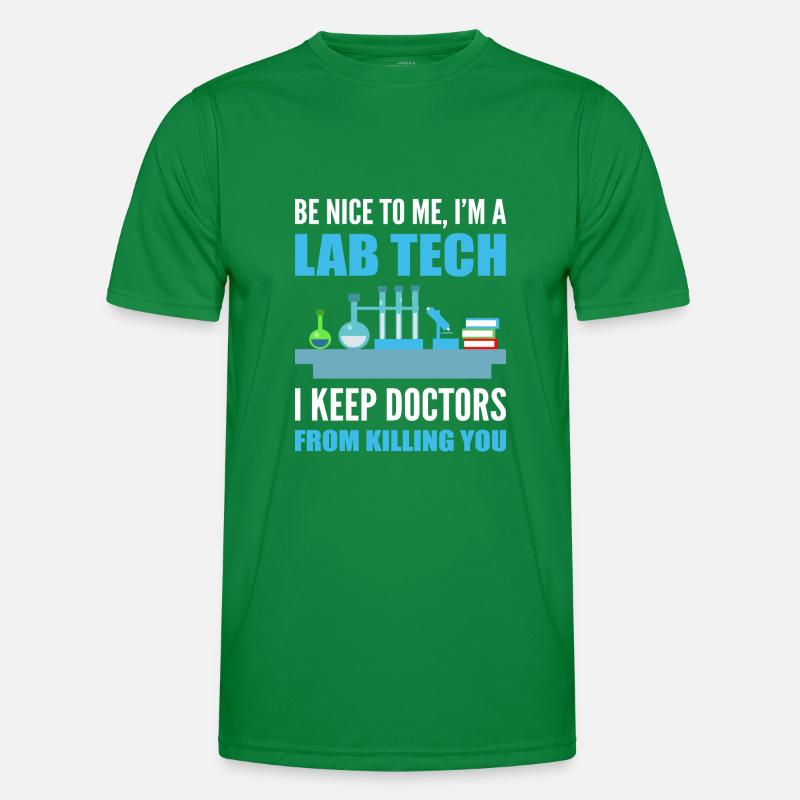 Je suis Labor Tech. Cadeau de technicien de laboratoire T-shirt sport Homme