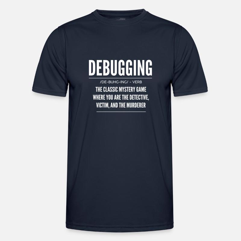 Debugging, Programmer, Encoder - Men's Functional T-Shirt - navy