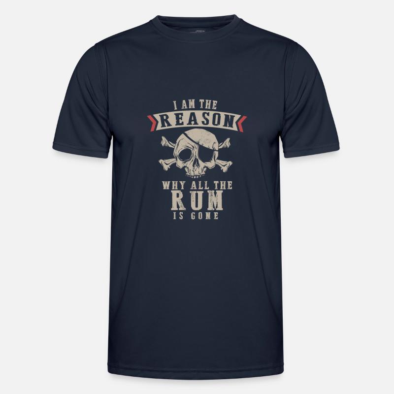 Rumtrinker, Rum Männer Funktions-T-Shirt
