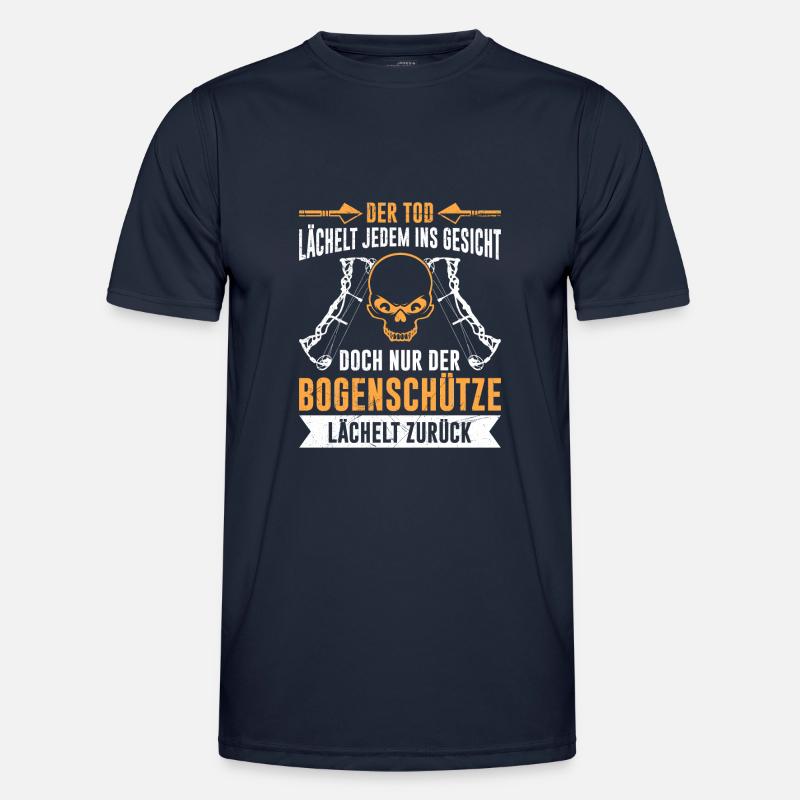 Compoundbogen Bogenschütze Bogenschießen - Männer Funktions-T-Shirt - Navy