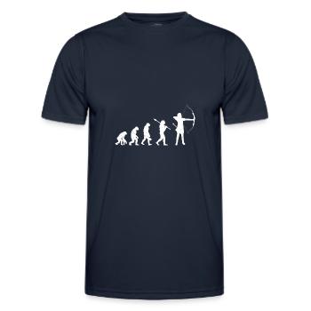 Archer Development Monkey Archer - Men's Functional T-Shirt - navy - Front - AI Model Male 178 dark (178cm)