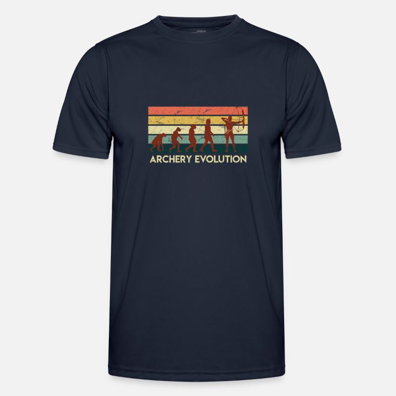 Archery Evolution Bogenschießen - Men's Functional T-Shirt - navy